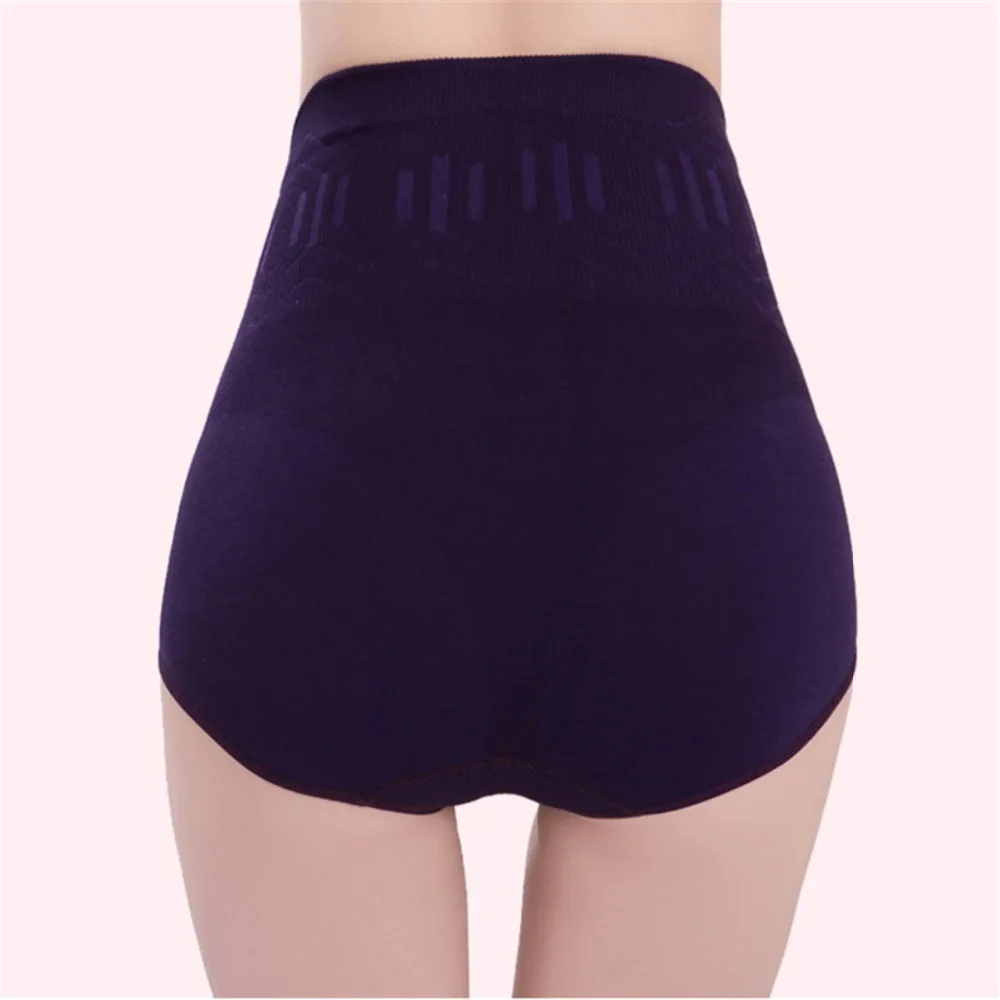 Сексуальные женские трусы Однотонные Корректирующее белье бедра живот высокая