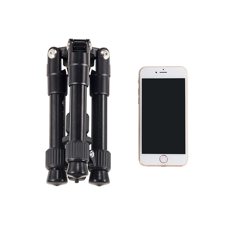 

Photo Camera Mini Lightweight Tripod Portable Sport Tripod Holder with Ballhead Ball Head, Phone Clip for your Camera Smartphone