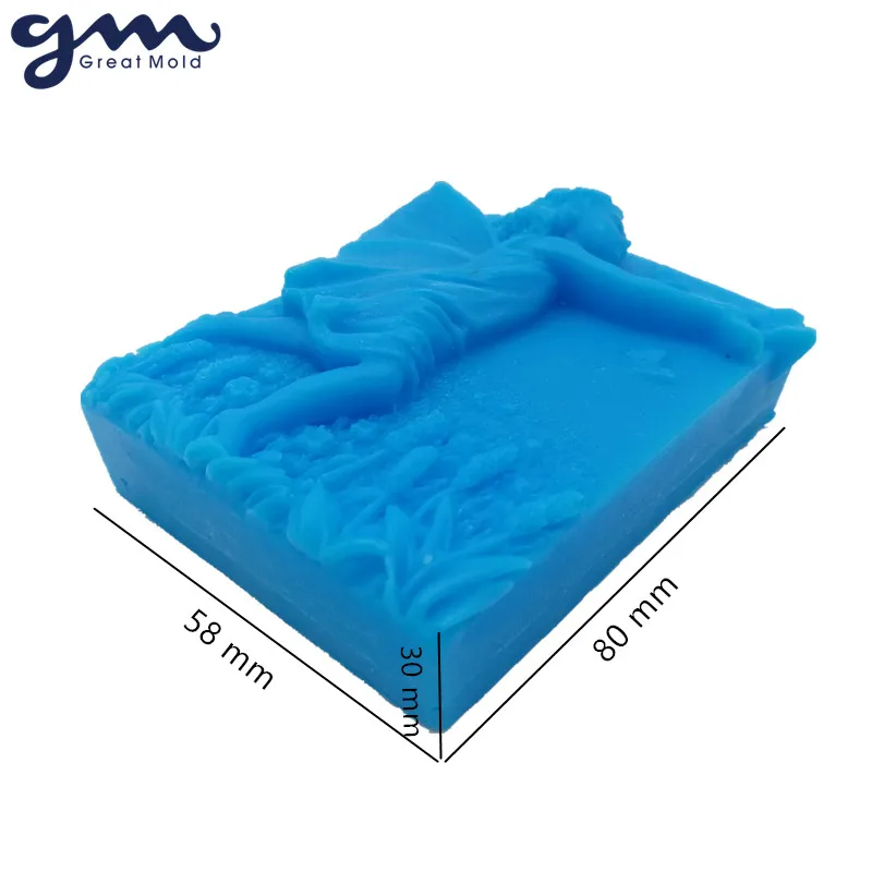 Отличная форма для детского ангела силиконовая мыла DIY силиконовые формы