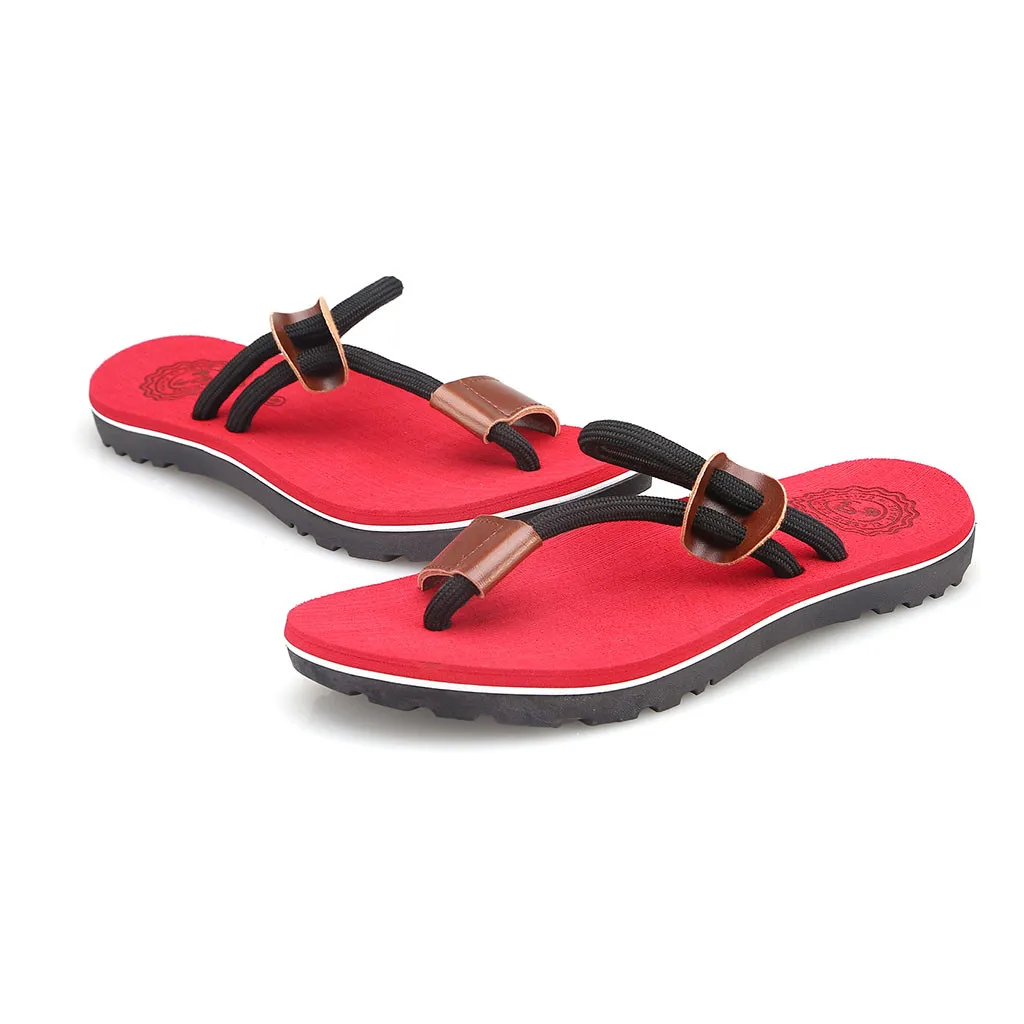 Мужские модные шлепанцы; повседневные Летние вьетнамки на плоской подошве; пляжная обувь; домашнее внутреннее наружное противоскользящее покрытие; мужские шлепанцы