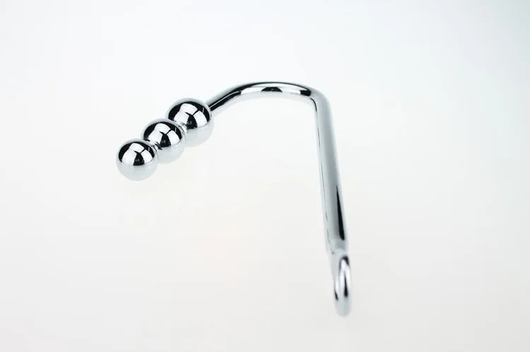 Анальные Крючки из нержавеющей стали металлическая Анальная пробка ремешок на