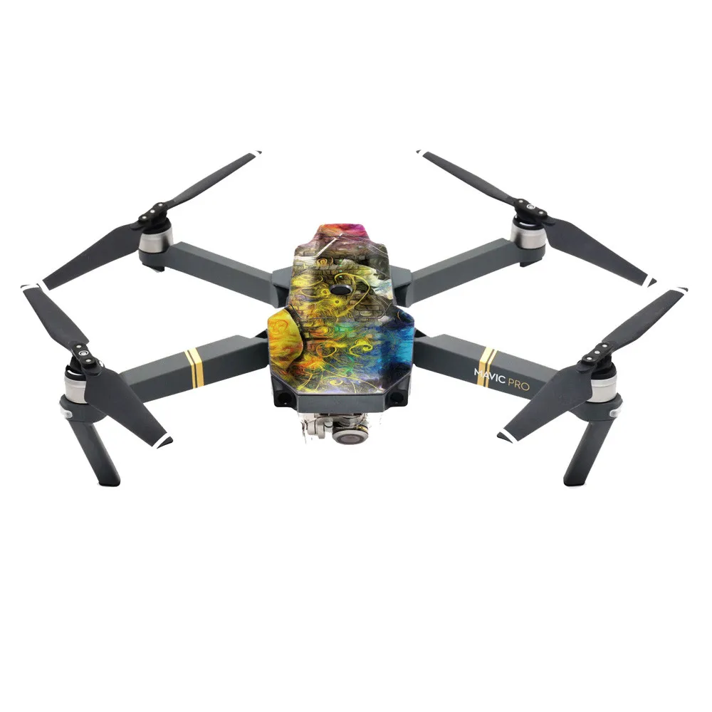 Наклейки для DJI Mavic Pro интимные аксессуары водостойкие ПВХ наклейки 20 м Прямая