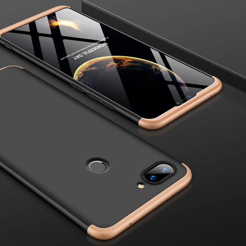 Black Gold 360 Полное покрытие чехол для Xiaomi mi макс 3 играть 8 Lite 9 Se mi x 2s Red mi Note 7 8 Pro 8A 7A 6A S2 K20 A1 A2 mi A3 9T чехол s бампер - Цвет: Black Gold