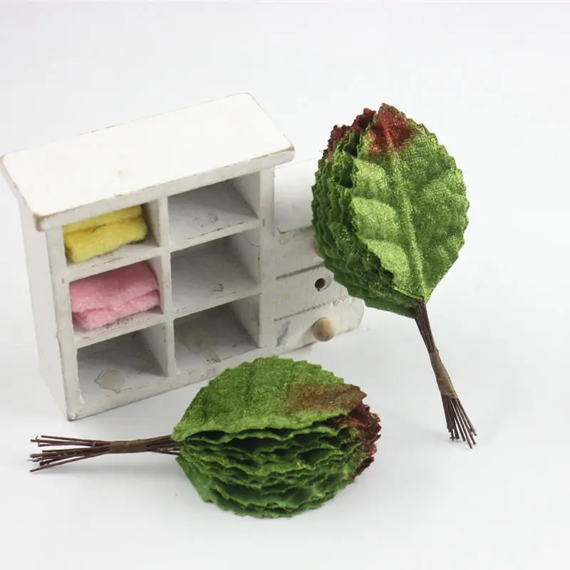 12 шт./лот из зеленых букетов искусственных цветов украшение для дома гирлянда