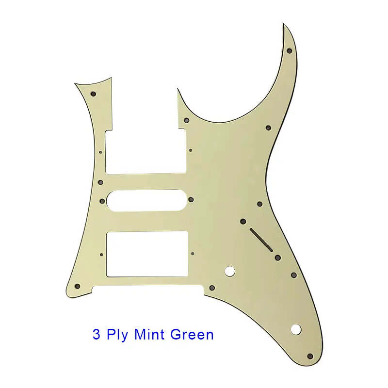 3Ply Mint Green Pleroo отличное качество электрогитары Запчасти-для MIJ Ibanez RG750 гитары накладку хамбакера HSH пикап царапины пластины - Цвет: 3Ply Mint Green