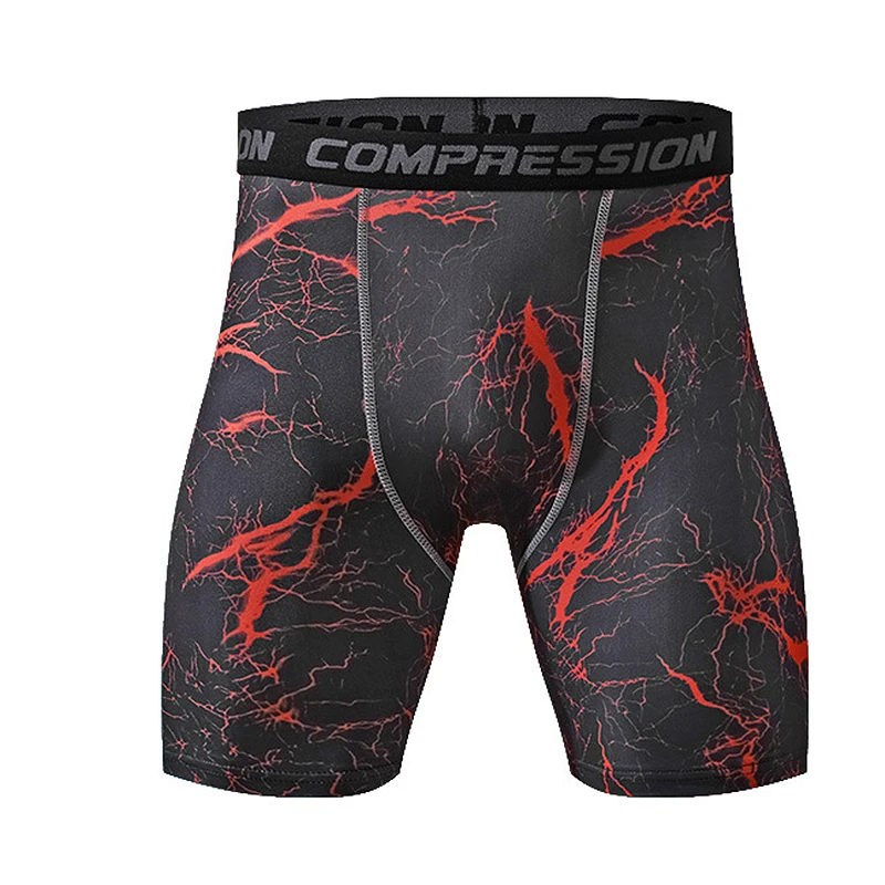 New Running Sport Mens Basketball Tight Compression Shorts Gym Fitness Clothing Training Wicking Short Homme Men | Спорт и