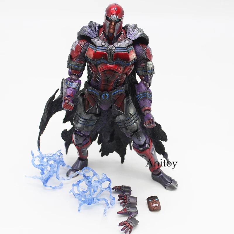 Marvel Universe VARIANT PLAY ARTS KAI MAGNETO ПВХ фигурка Коллекционная модель игрушки 25 см