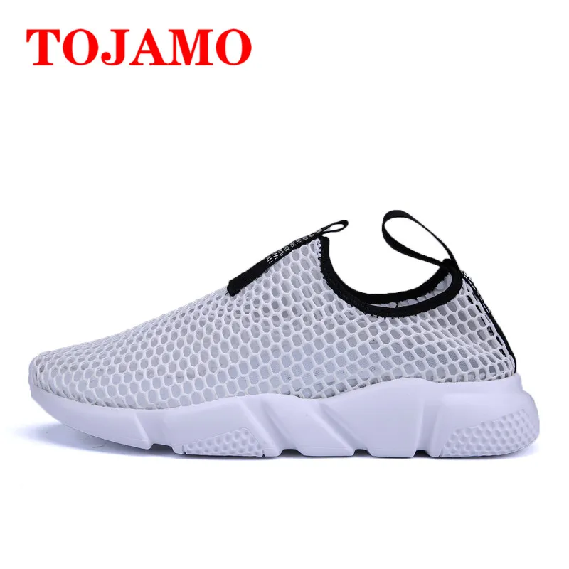 TOJAMO 2018 Mesh Casual Shoes Mens Fashion Sneakers Outdoor Light Walking Men Comfortable Soft Vacation Footwear Zapatos | Обувь