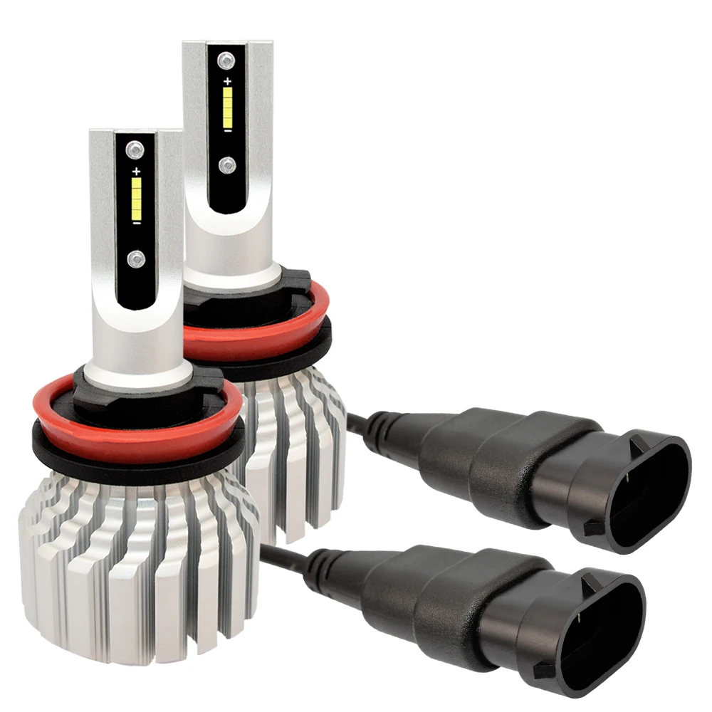 Partol H4 H7 H11 9005 9006 светодиодные фары Противотуманные фары автомобиля 60 Вт 7000LM 6500 K автомобильной CSP HB3 HB4 водить автомобиль светодиодные фары 12 V 24 V