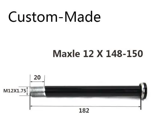Синий Задняя ось Maxle 12X142 мм на заказ велосипедная ось 12X135 12X148 12X150 ABP 12X142 ABP Boost 12X148 - Цвет: Синий