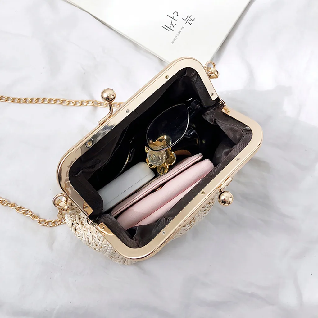 Новинка 2019 женская сумка модная летняя Пляжная дикая на цепочке через плечо