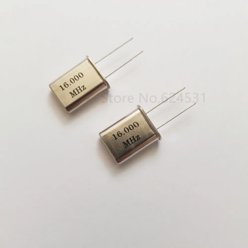 10pcs HC-49U 16MHZ In-line passive crystal U-shaped Resonator | Электронные компоненты и принадлежности