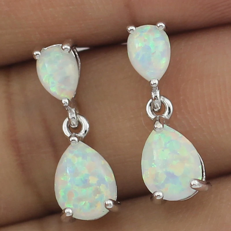 Горячая Распродажа Стильные синтетические белые огненные опаловые медные