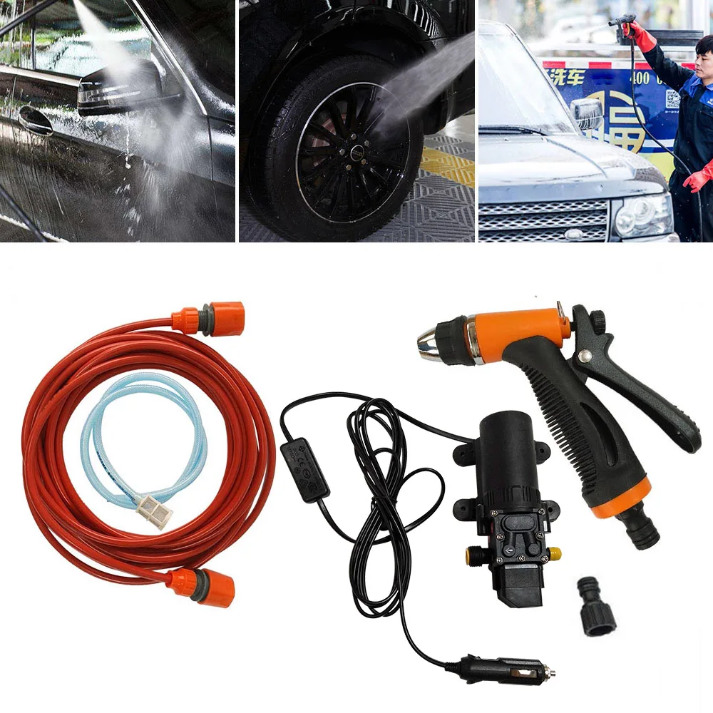 12V мойка автомобиля стиральная машина чистка Электрический насос давления