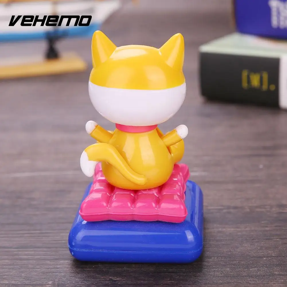 Vehemo Модель Кукла танцевальная игрушка на солнечных батареях животное котенок