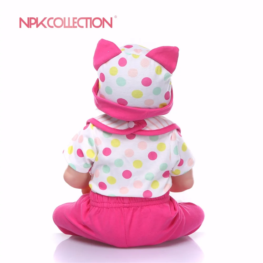 NPKCOLLECTION 2018 силиконовая фиолетовая кукла для новорожденных детей подарок девочек