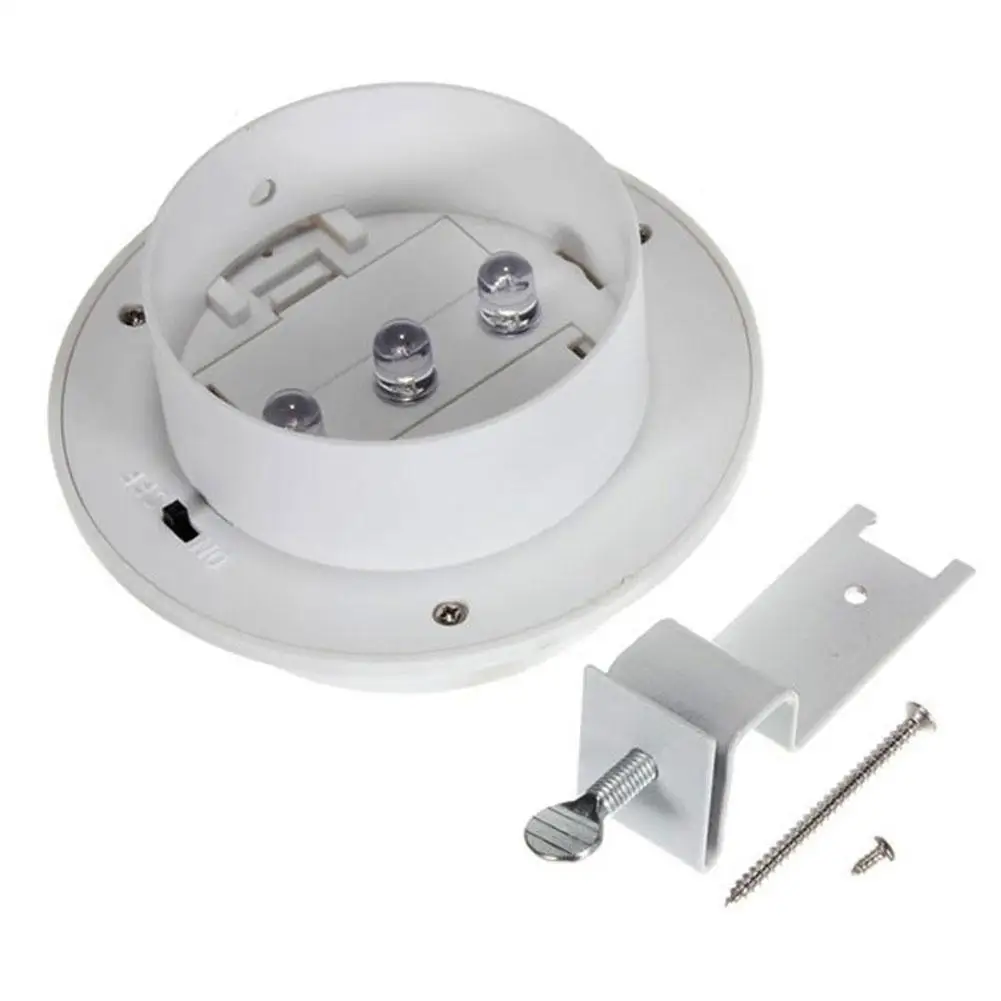 5 шт. 3 LED Солнечная энергосберегающая лампа для наружного сада Ландшафтный забор