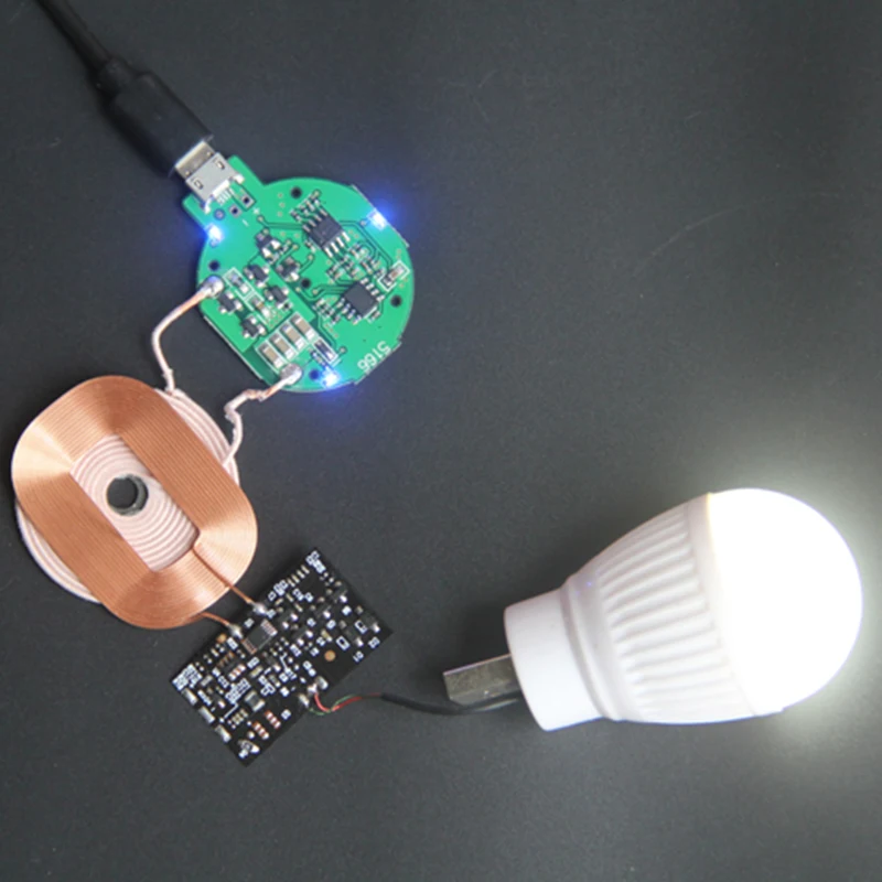 Беспроводное зарядное устройство модуль приемника плата PCBA катушка QI для