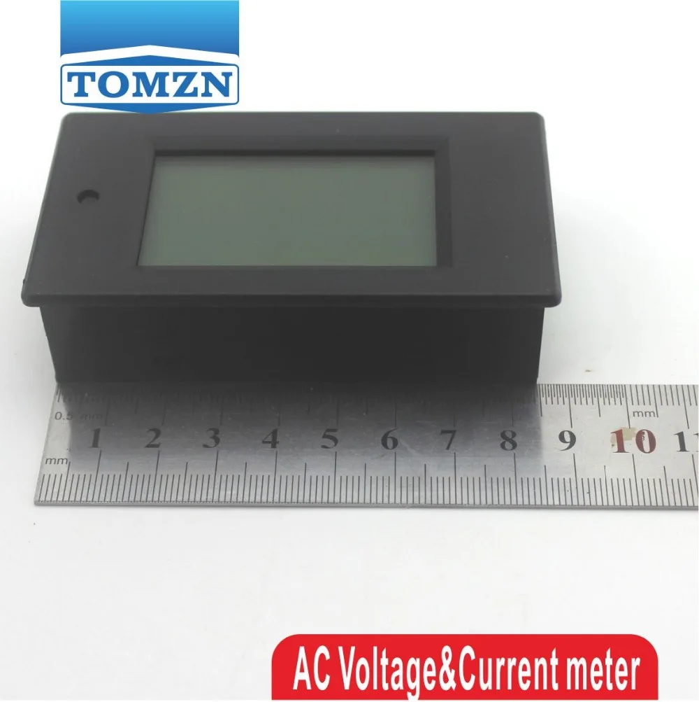 ЖК дисплей 4 в 1 измеритель напряжения тока активной мощности счетчик энергии с