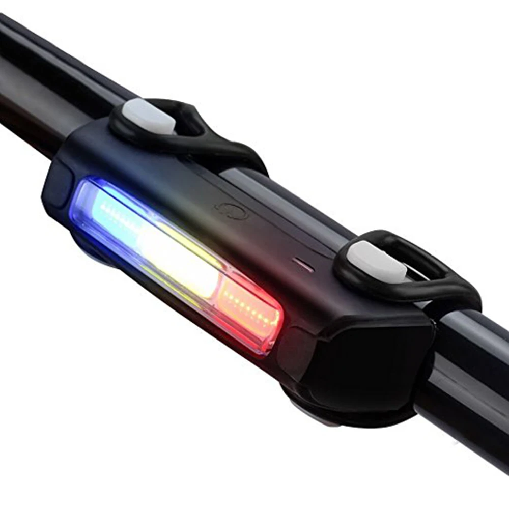 USB Перезаряжаемые спереди и сзади велосипеда свет литиевая Батарея светодиодный