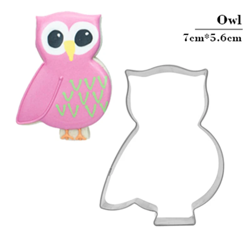 Форма для печенья из нержавеющей стали в форме совы форма украшение торта