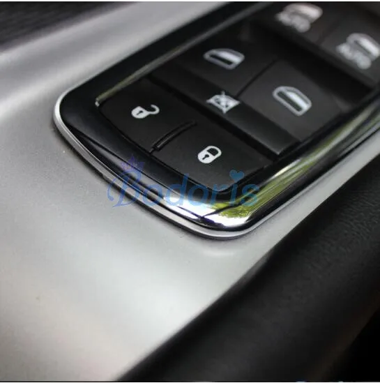 Для Dodge Journey JUCV Fiat Freemont 2013-2018 Выделите Серебряное окно стекло переключатель Крышка