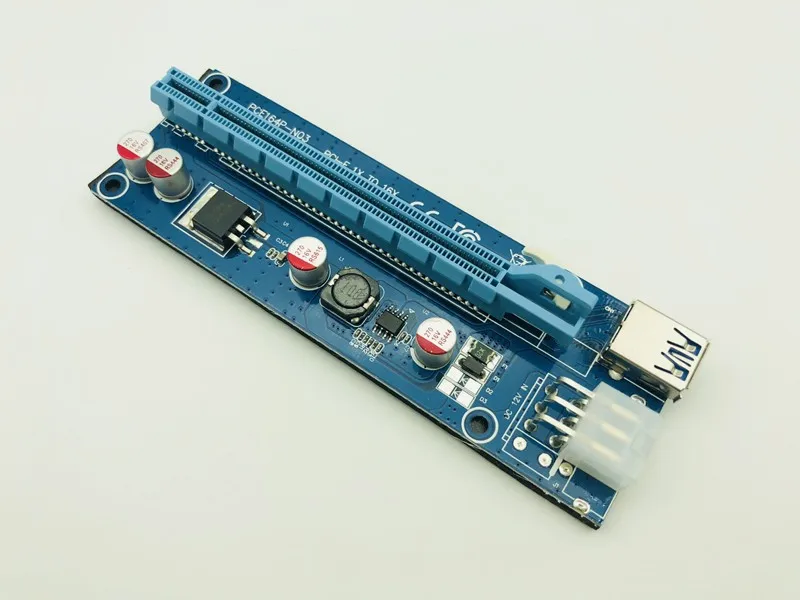 Переходник USB 3 0 PCI-E Riser Express 1X 4x 8x 16x для BTC 6 шт. | Компьютеры и офис