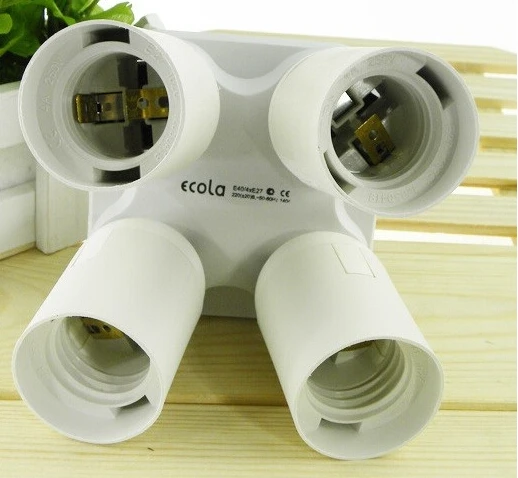 

NEW E40 TO E27 lamp bases(4pcs) 100*80*80mm