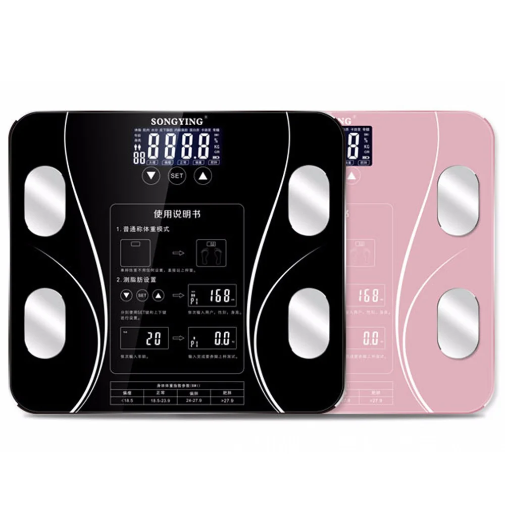 Электронные весы для ванной со светодиодным экраном | Инструменты