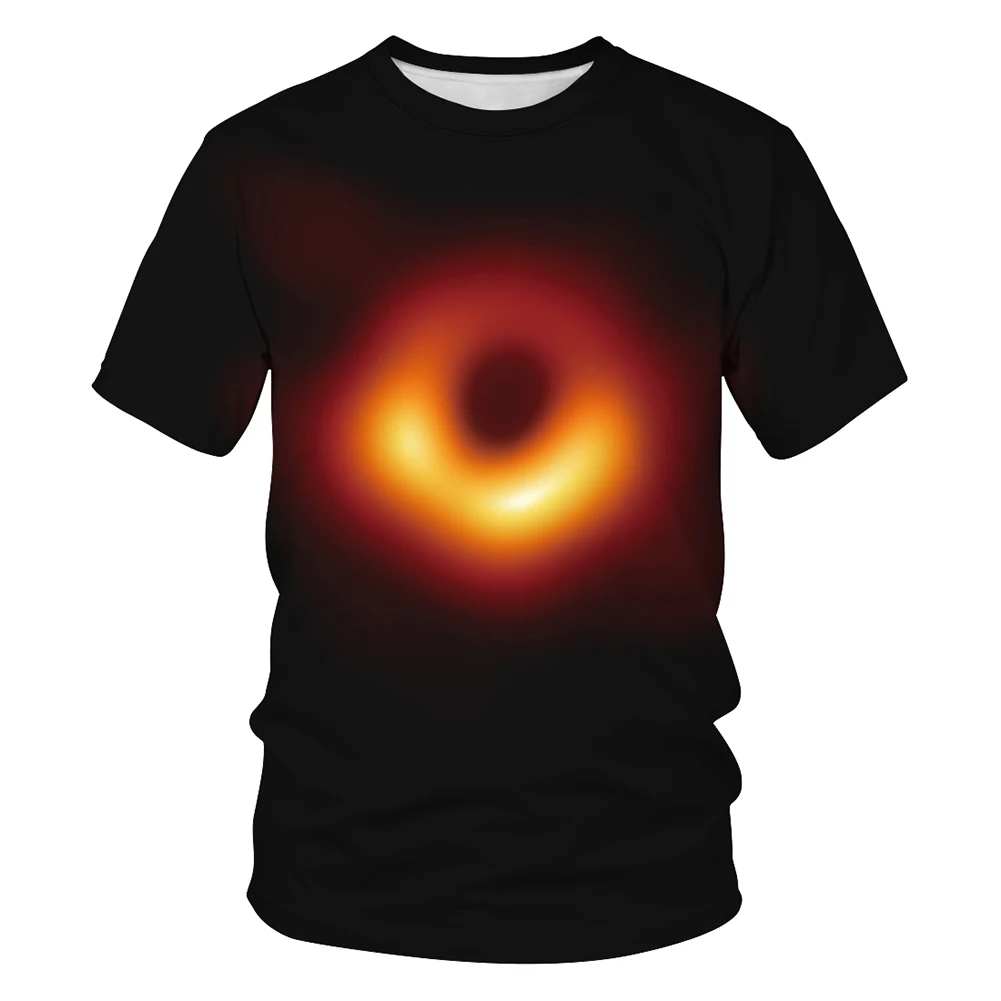 Новая мужская футболка с коротким рукавом и круглым воротником принтом в виде