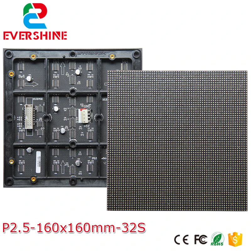 Evercollectvision 64x64 P2.5 Крытый Smd2121 1/32 сканирования полный Цвет панель светодиодного