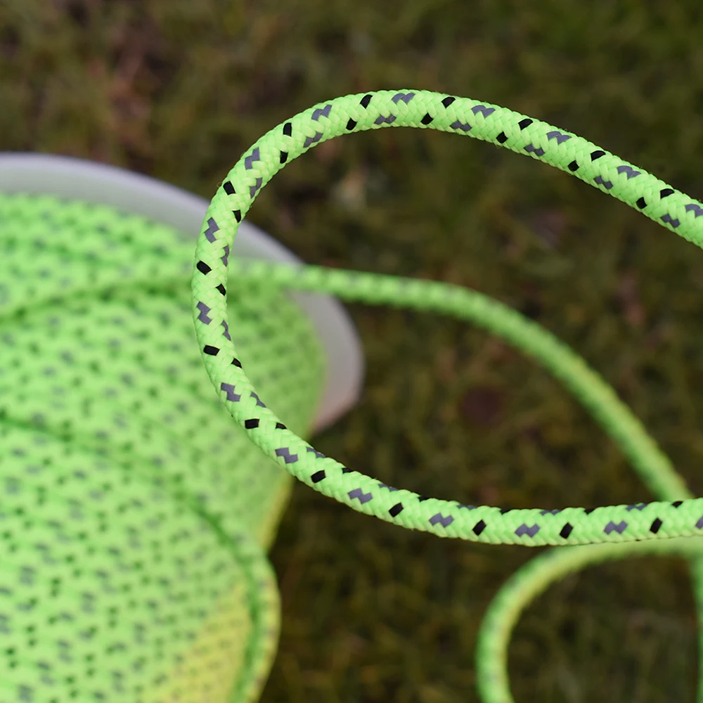 50 м Светоотражающая веревка Paracord 2,5/4 мм диаметр Светоотражающая веревка ветрозащитная веревка для палатки для кемпинга тент наружный ремень