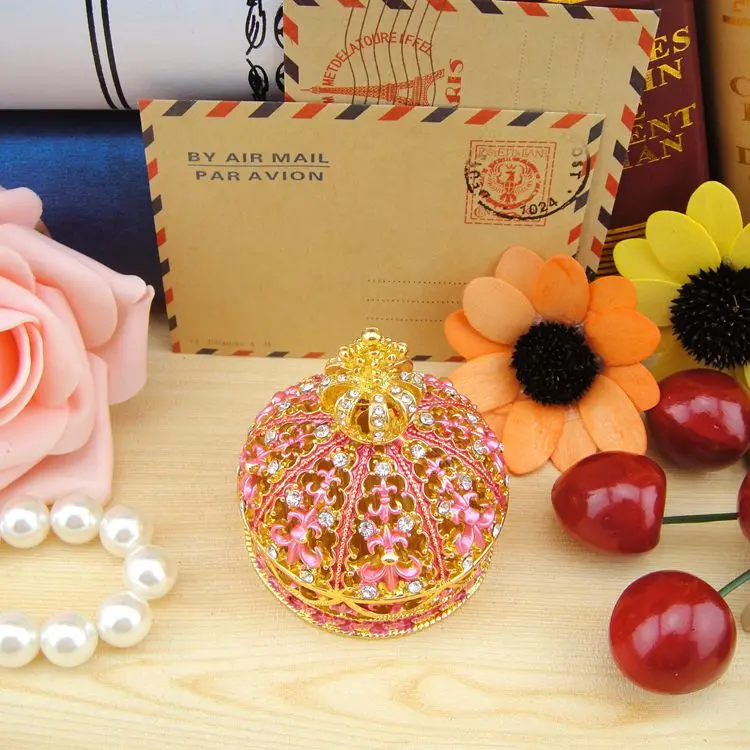 Декоративная шкатулка для ювелирных изделий Tsar Crown Design Bejeweled коллекционная