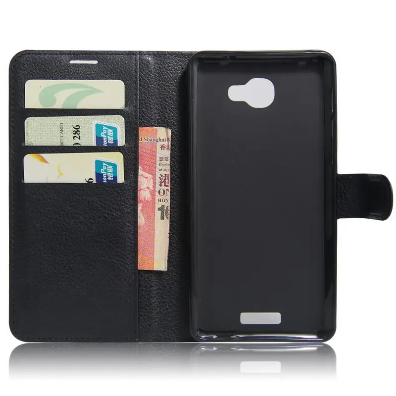 Alcatel флэш-плюс 2 Чехол телефон принципиально для 5.5 дюймов coques Бумажник Флип PU