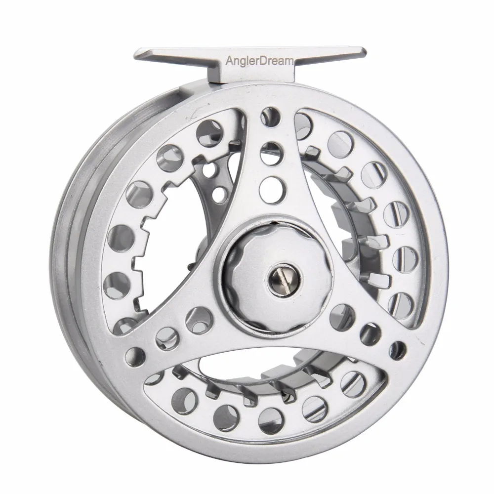 3/4 5/6 7/8 WT рыбалка Fly Reel серебристый черный литья под давлением большой беседка