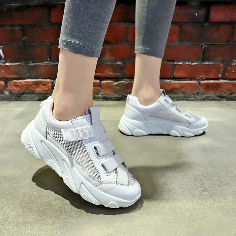 Модные женские кроссовки Tenis Feminino женская обувь белая Вулканизированная дышащая