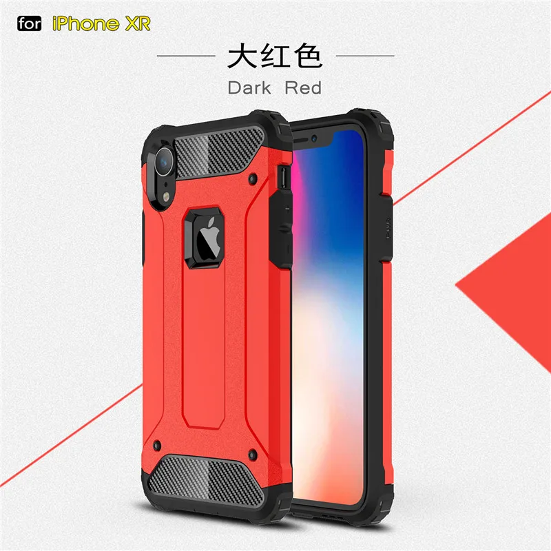 Чехол для iPhone XR чехол из ТПУ и поликарбоната защитный чехол-бампер Apple 6 1'' |
