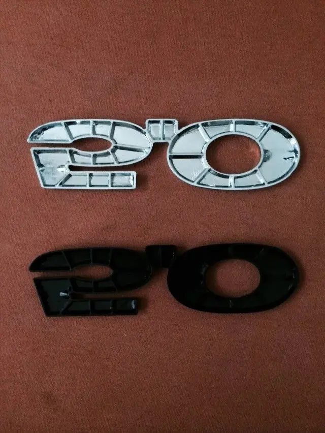 2 шт. металлический автомобильный боковой багажник эмблема наклейка 5 0 50 размер 13