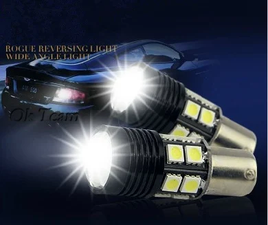 2X 1156 BA15S 12 SMD R5 5050 Светодиодный Светильник лампы обратный поворот светильник 10W