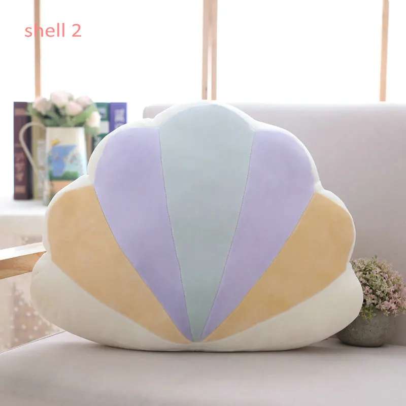 45X35cm shell Nuvem, яркие цвета, облако, звезда, Луна, радуга, подушка, домашний диван, Декор, звезда, луна, плюшевая, Nuage, подушка, супер мягкая, качественная - Цвет: 45X35cm shell