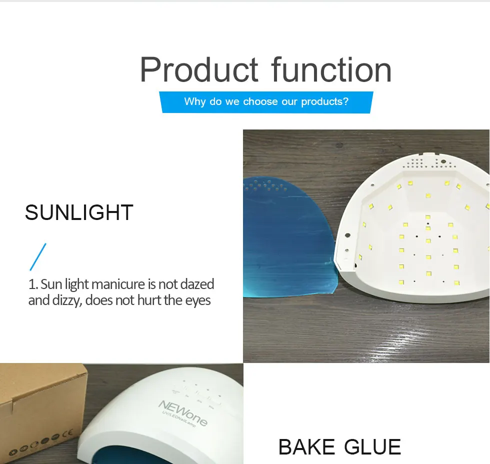 UV Led Lamp New concept Nail Lamp Nail Machine Not black hands easy to dry all kinds of nail polish uv led lamp gel lamp