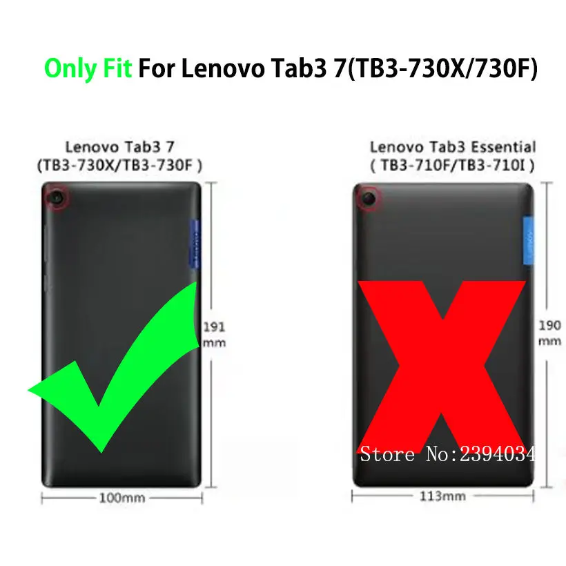 Чехол для Lenovo Tab3 Tab 3 7 TB3-730X TB3-730F чехол сверхмощный 2 в 1 Гибридный Прочный планшета |