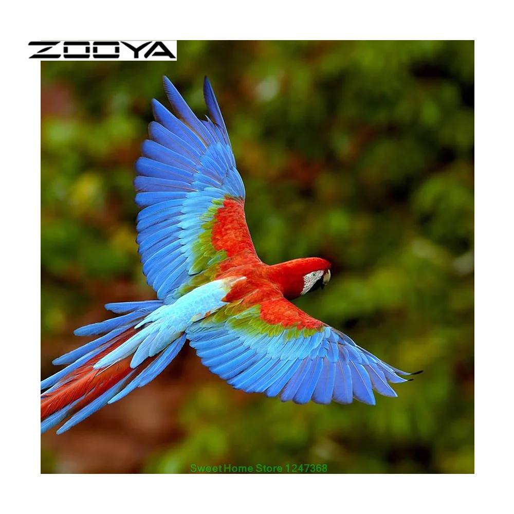 Алмазная картина ZOOYA полностью квадратная вышивка Рукоделие сделай сам стразы