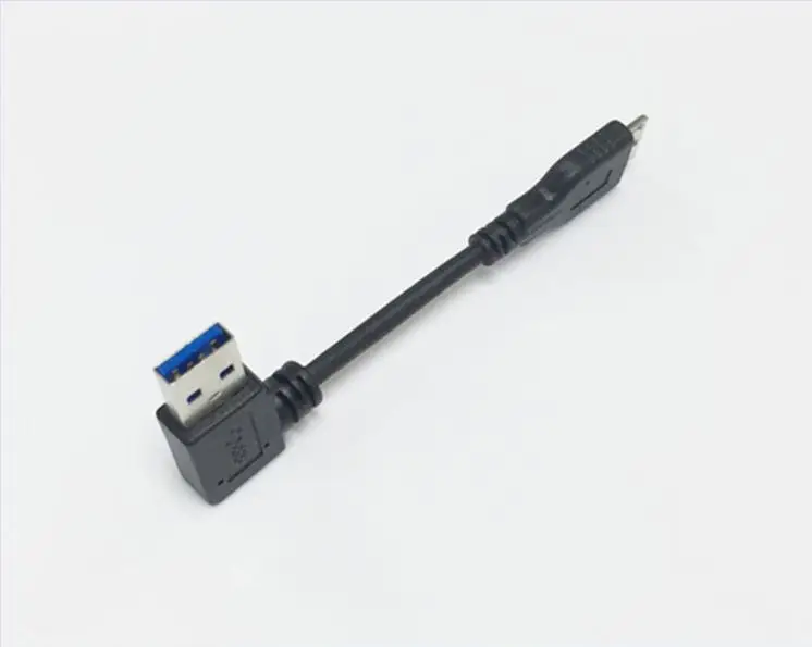 Usb3.0 ультра-короткий локоть Micro-B линия передачи данных зарядный кабель для мобильного жесткого диска длина 10 см