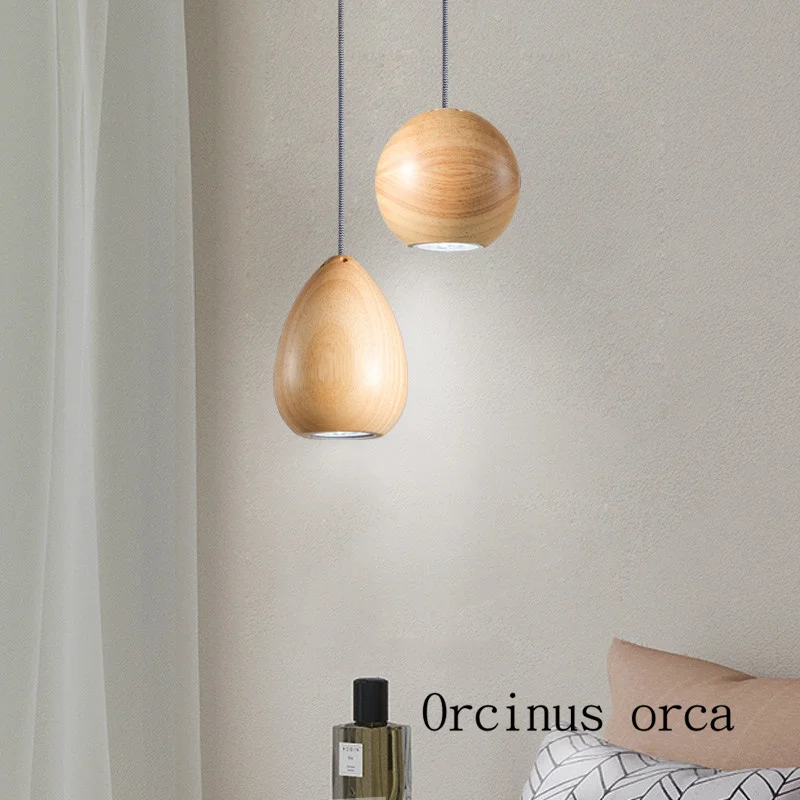 Деревянная сферическая светодиодная креативная индивидуальная художественная