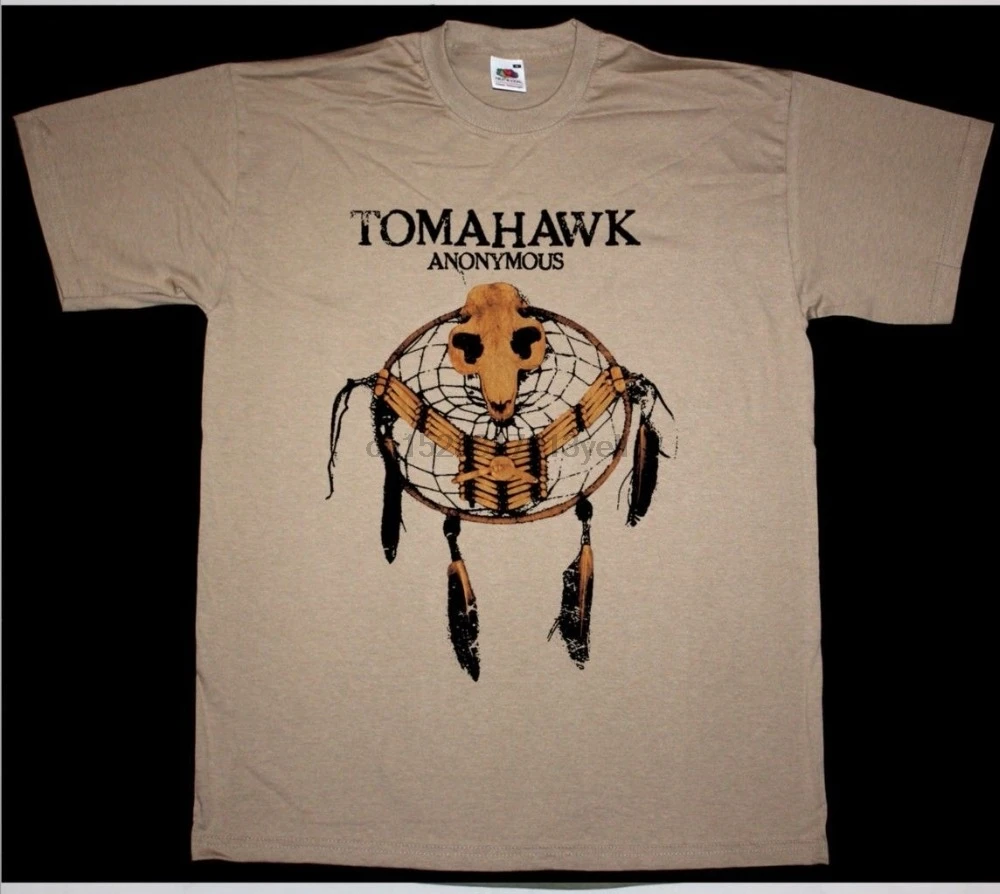 2018 Последняя мода TOMAHAWK ANONYMOUS FAITH NO MELVINS новая футболка цвета хаки с принтом Мужская
