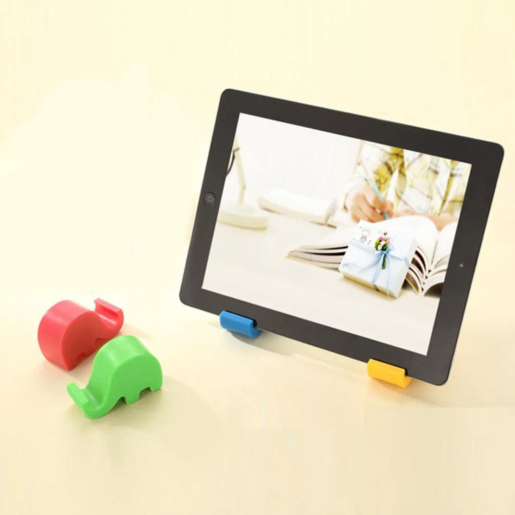 Горячая Распродажа 1 шт. настольный мини держатель в виде слона для мобильных