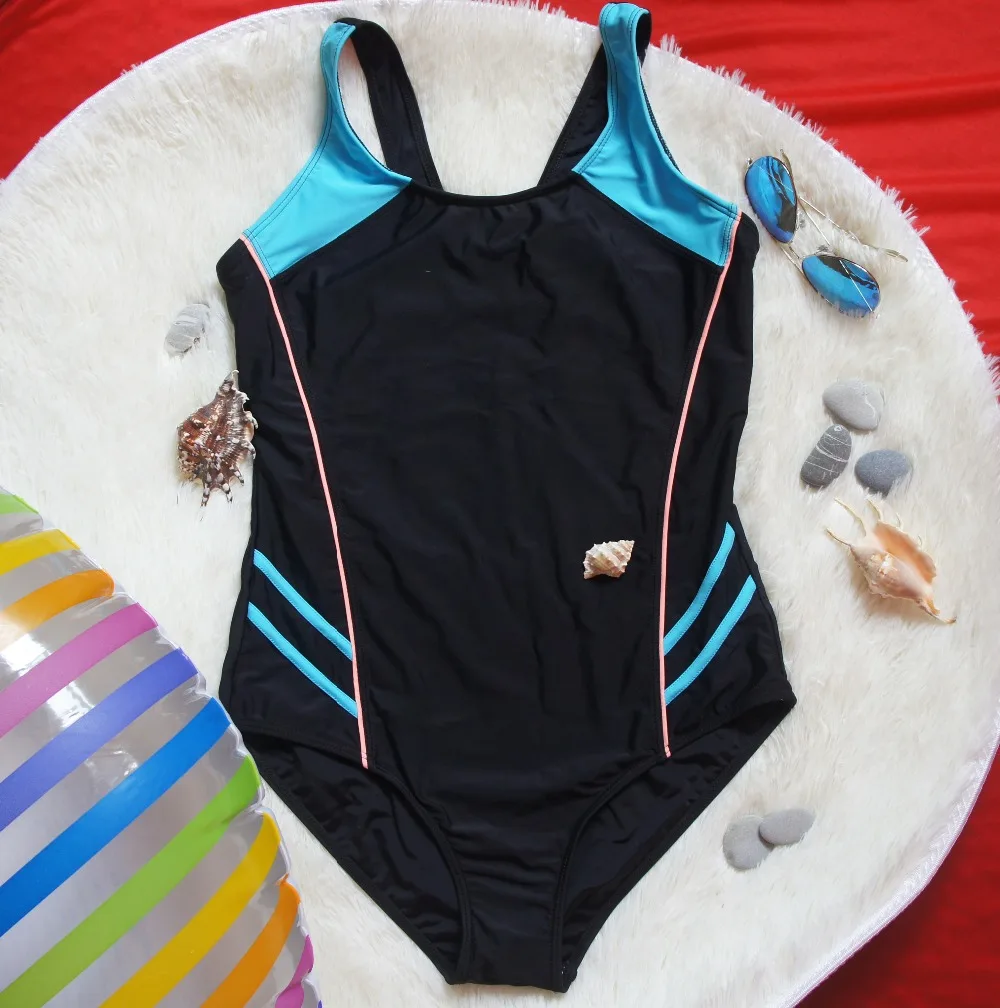 Женский профессиональный купальник спортивный Цельный бикини с пуш ап жилет