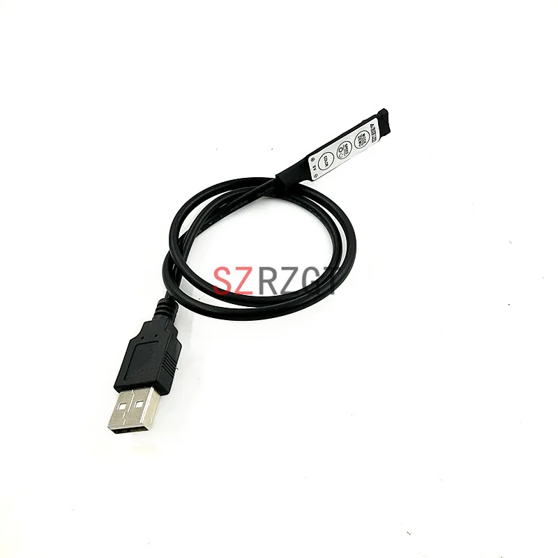 DC 5 24V USB контроллер RF беспроводной пульт дистанционного управления Диммер Мини 3key