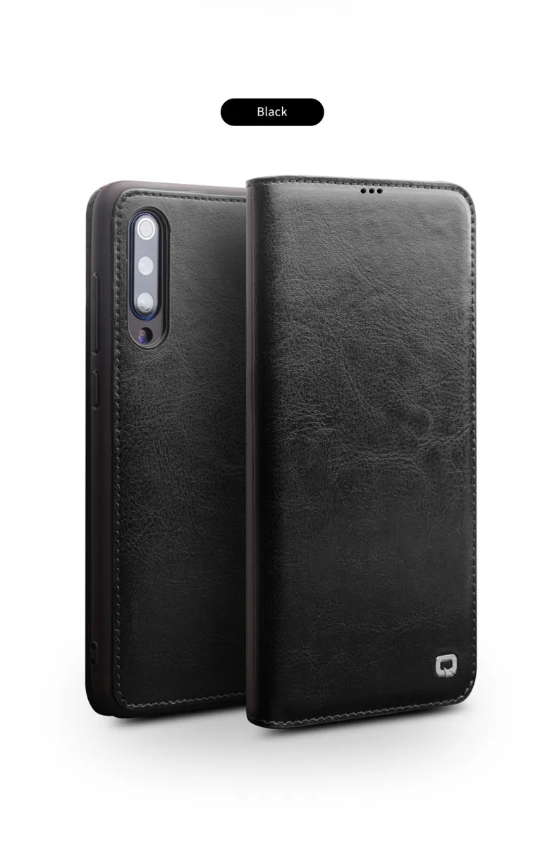 Чехол из натуральной кожи для Xiaomi mi 9, чехол из воловьей кожи с откидной крышкой для Xiaomi mi 9 mi 9, прозрачный чехол